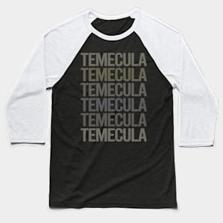 Gray Text Art Temecula Baseball T-Shirt